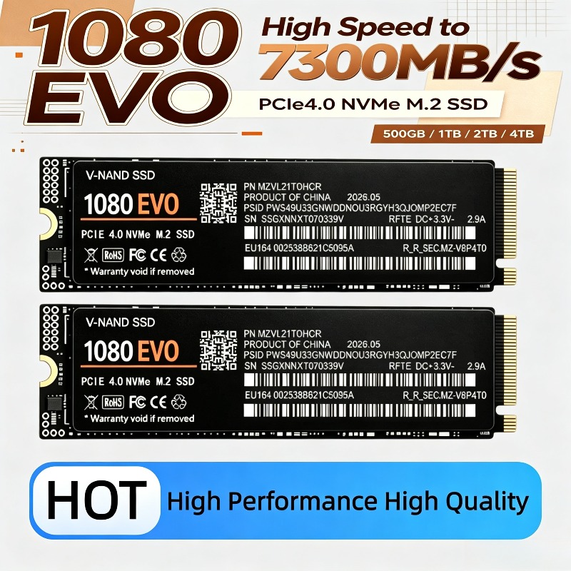 M.2 Nvme 4Tb Pcie 4.0 Ssd - 2026 NIEUW 1080 EVO M.2 NVMe