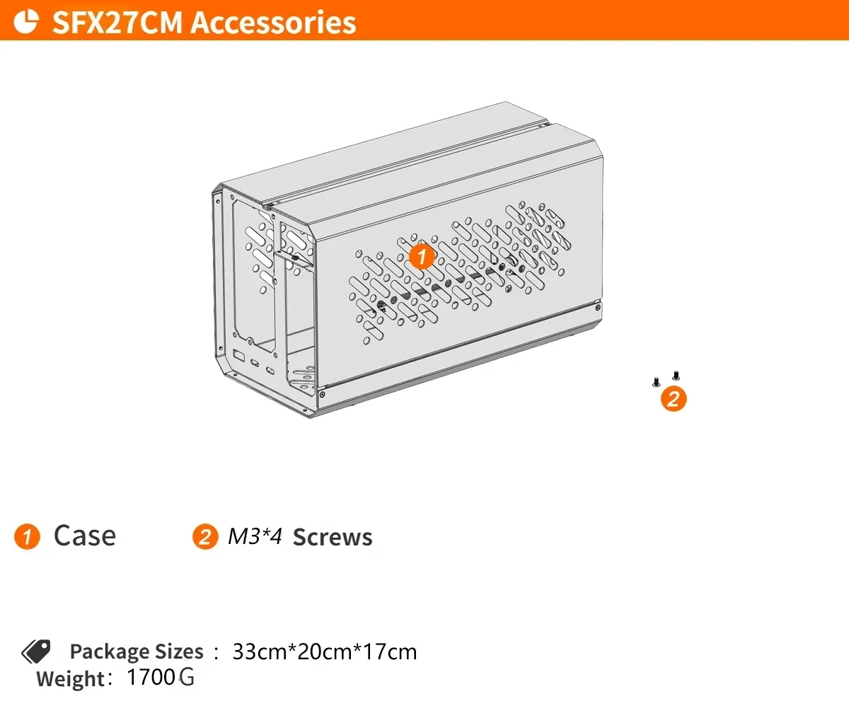 Metalen frame behuizing voor T - External Gpu Dock Pcie 4.0 Oculink recensie en prijs
