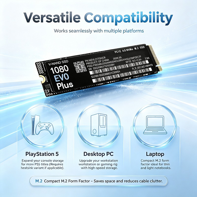 Origineel NIEUW 1080 EVO Plus  - M.2 Nvme 4Tb Pcie 4.0 Ssd recensie en prijs