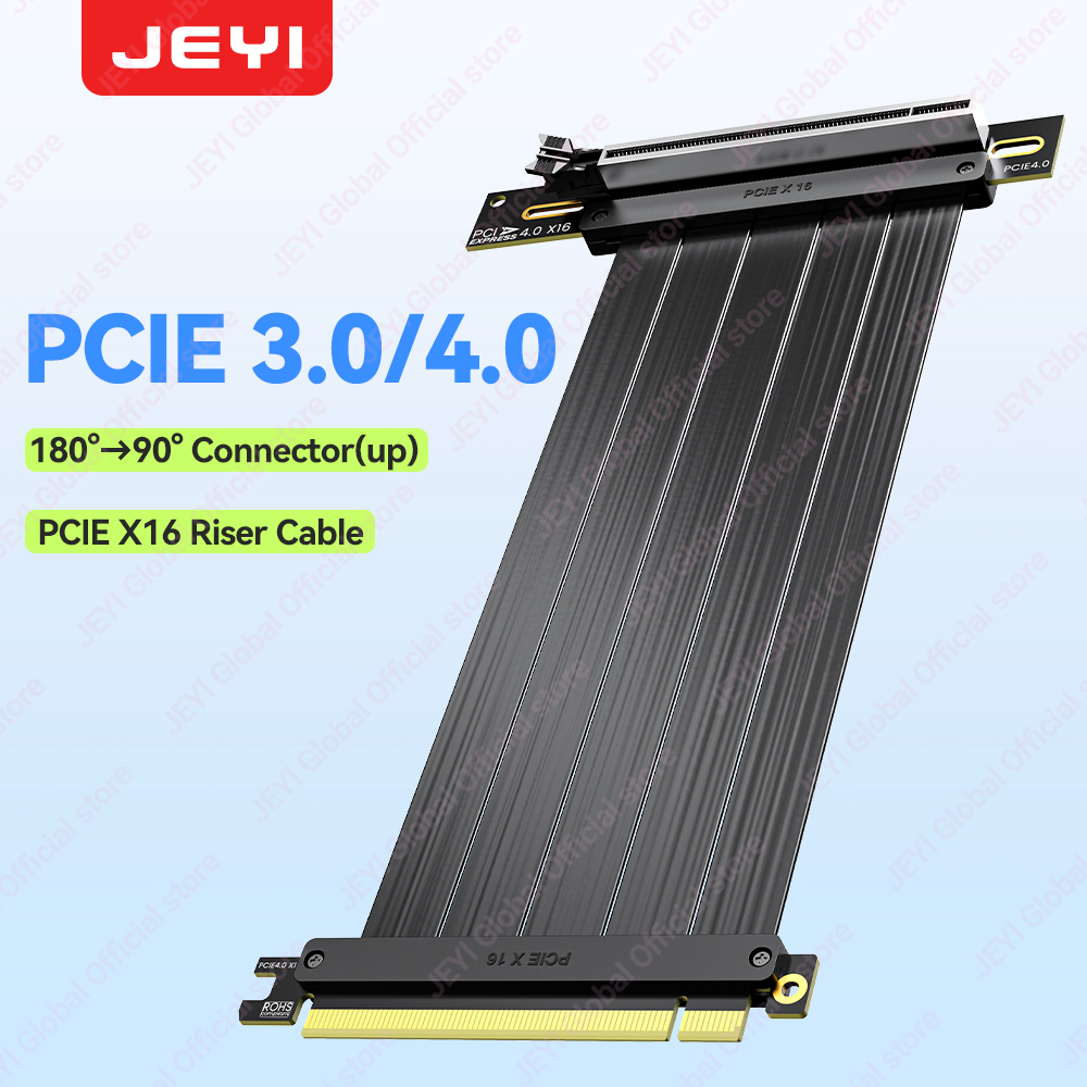 JEYI PCIe 4.0 Riser-kabel 90 g - Pcie 4.0 X16 Riser Cable 90 Degree recensie en prijs