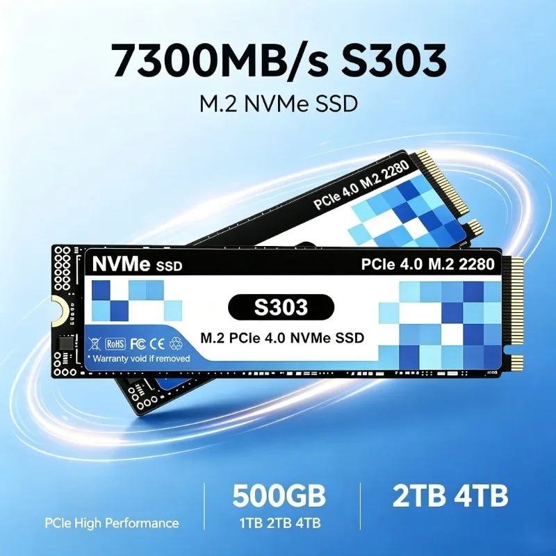 S303 M.2 NVMe interne SSD, 500 - M.2 Nvme 4Tb Pcie 4.0 Ssd recensie en prijs