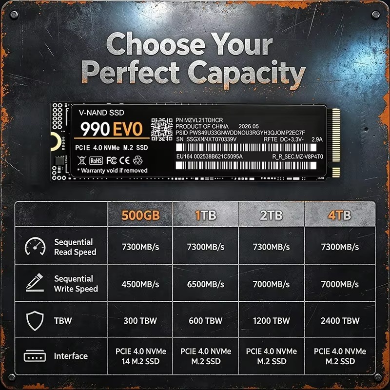 990 EVO M.2 2280 NVMe PCIe 4.0 - M.2 Nvme 4Tb Pcie 4.0 Ssd recensie en prijs